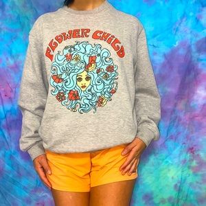 🌀flower child sweatshirt🌀